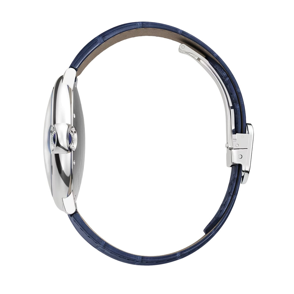 Ballon Bleu de Cartier | 42mm, Steel, Alligator Leather, Blue Dial