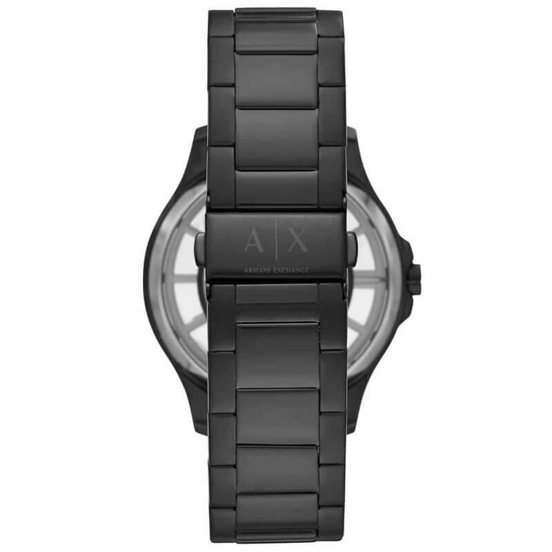 Armani Exchange Hampton Series AX2192 Men's Chronograph – Black Dial with Matching Black Stainless Steel Bracelet
