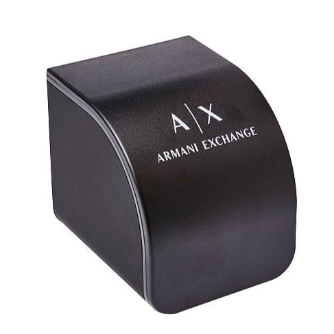 Armani Exchange Cayde AX2715 Men's Chronograph – Black Dial with Gold Mesh Stainless Steel Strap
